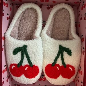 Cozy Cherry Slippers